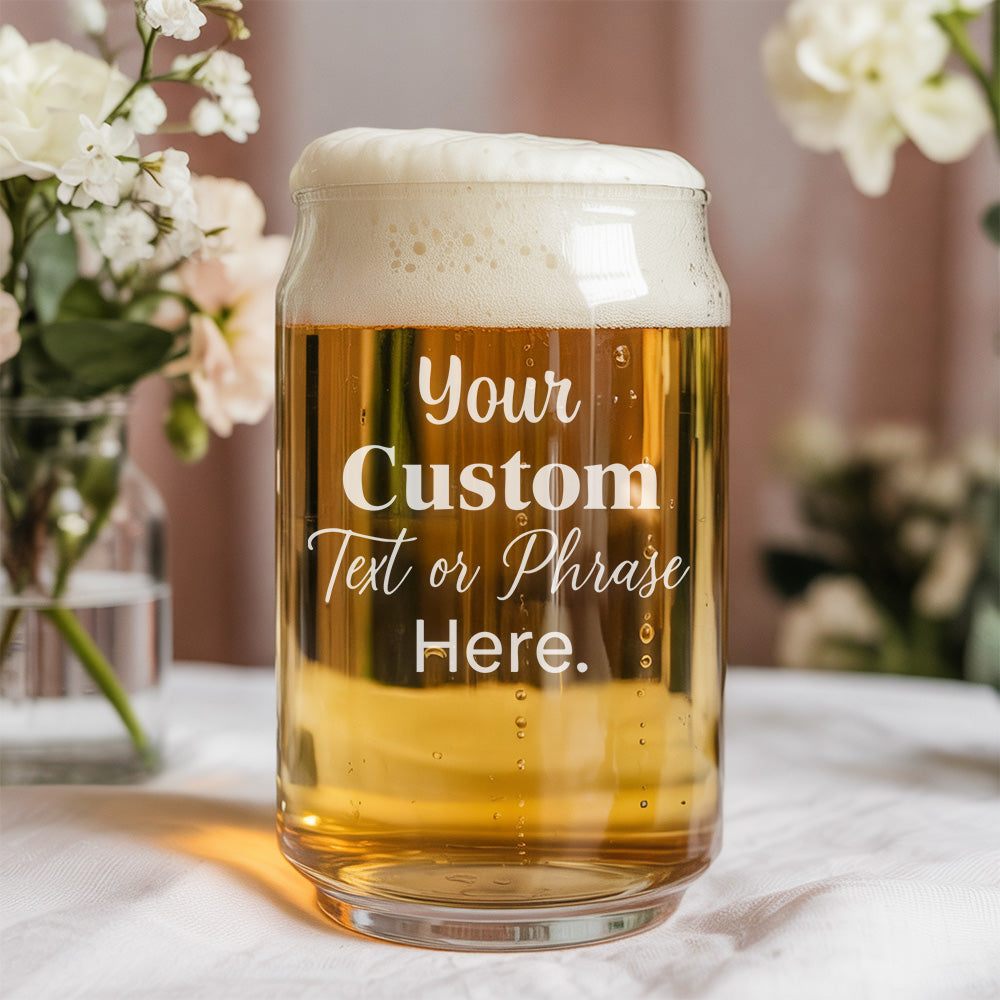 Custom Beer Glass, Personalized Beer Glass, Personalized Beer Glass, Beer Gift, Gift Ideas for Him TNG171