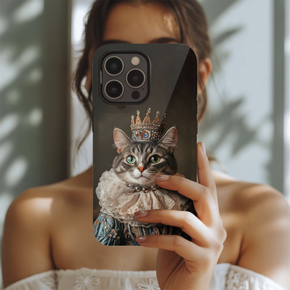 Custom Pet Cat Royal Art Memorial Case – Personalized Cat Photo Gifts – Custom Photo Pet Gift THUC99M13