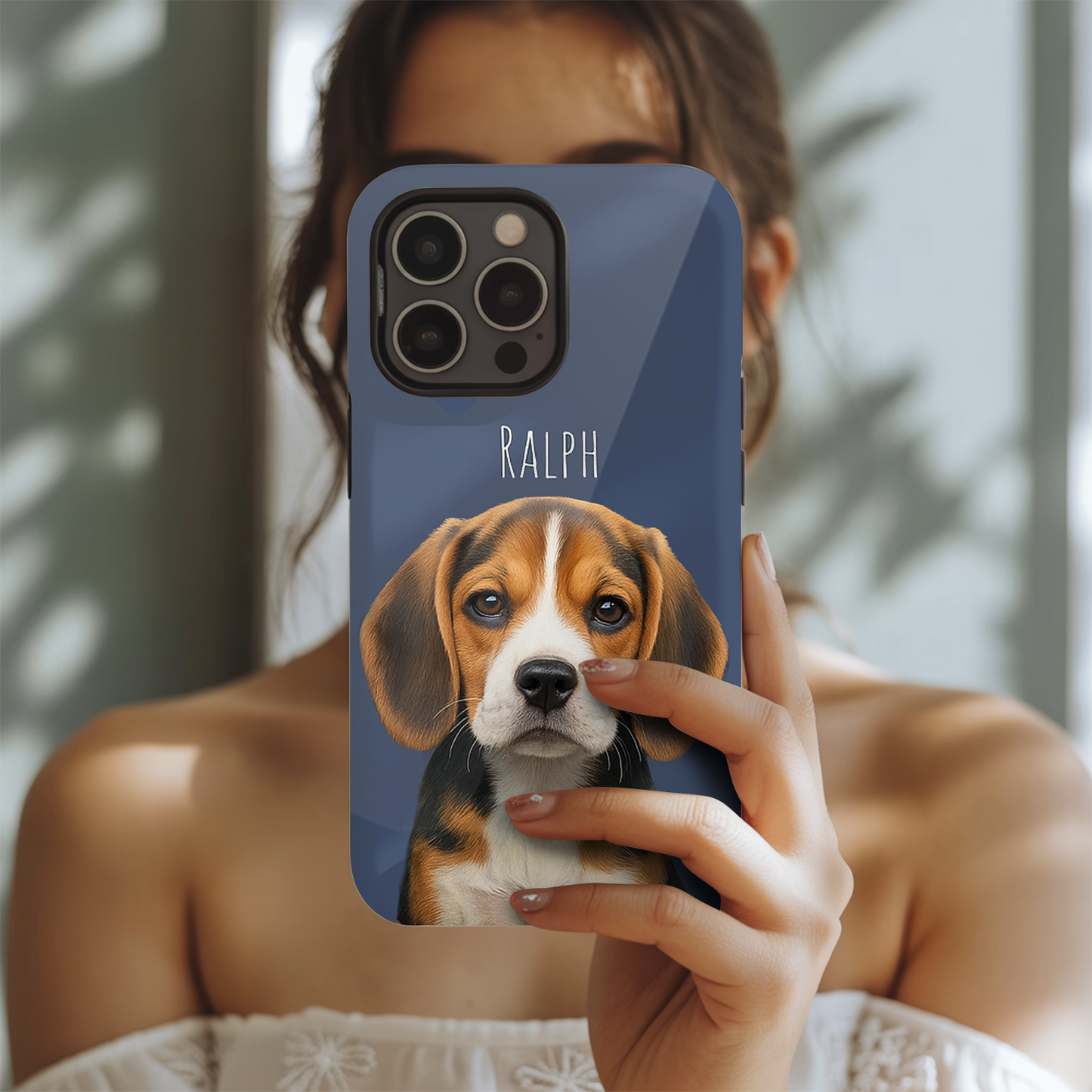 Custom Pet Design Phone Case – Gift for Pet Parents, Dog and Cat Photo Case THUC9906