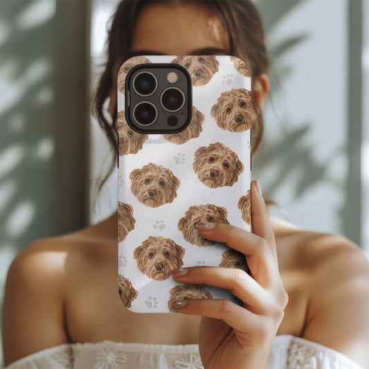 Custom Pet Phone Case – Personalized Dog Face Case, Pet Photo Cover for Animal Lovers THUC994