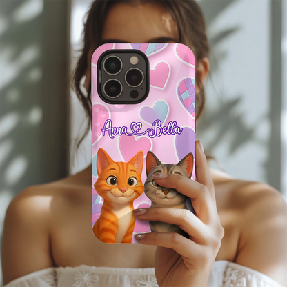 Custom Pet Cat Phone Case – Custom Photo Design Gift – Personalized Cat Face Cover THUC99M19