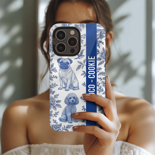 Custom Pet Phone Case – Funny Dog or Cat Face Design, Personalized Phone Cover THUC995