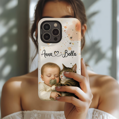 Custom Pet Cat Phone Case – Custom Cat Photo Case – Perfect for Pet Lovers THUC99M18