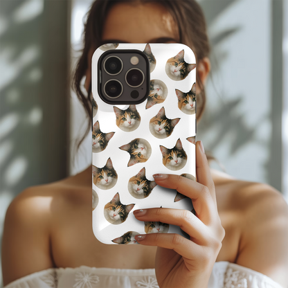 Custom Pet Cat Photo Phone Case – Personalized Cat Design – Pet Lover Accessory THUC99M04