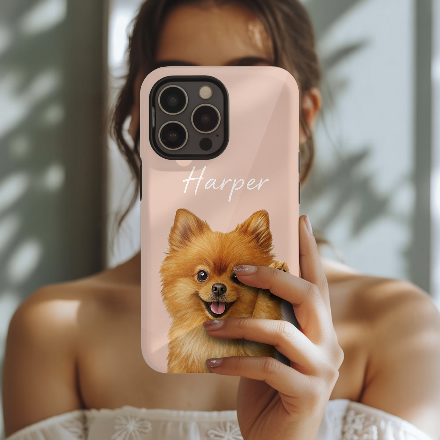 Custom Pet Design Phone Case – Gift for Pet Parents, Dog and Cat Photo Case THUC9910