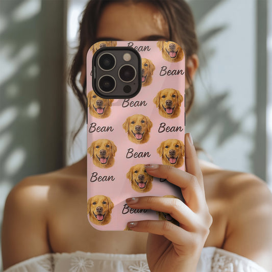 Custom Pet Photo Phone Case – Gift for Pet Parents, Dog and Cat Photo Case THUC991