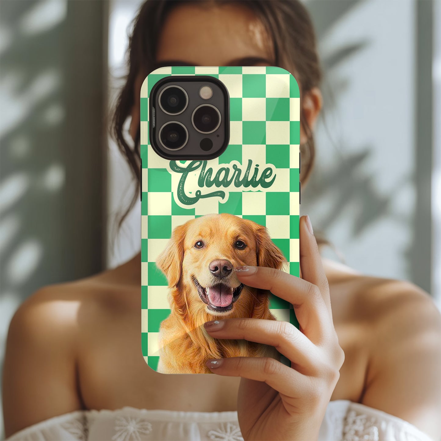 Custom Dog Photo Phone Case – Gift for Pet Parents, Dog and Cat Photo Case THUC992