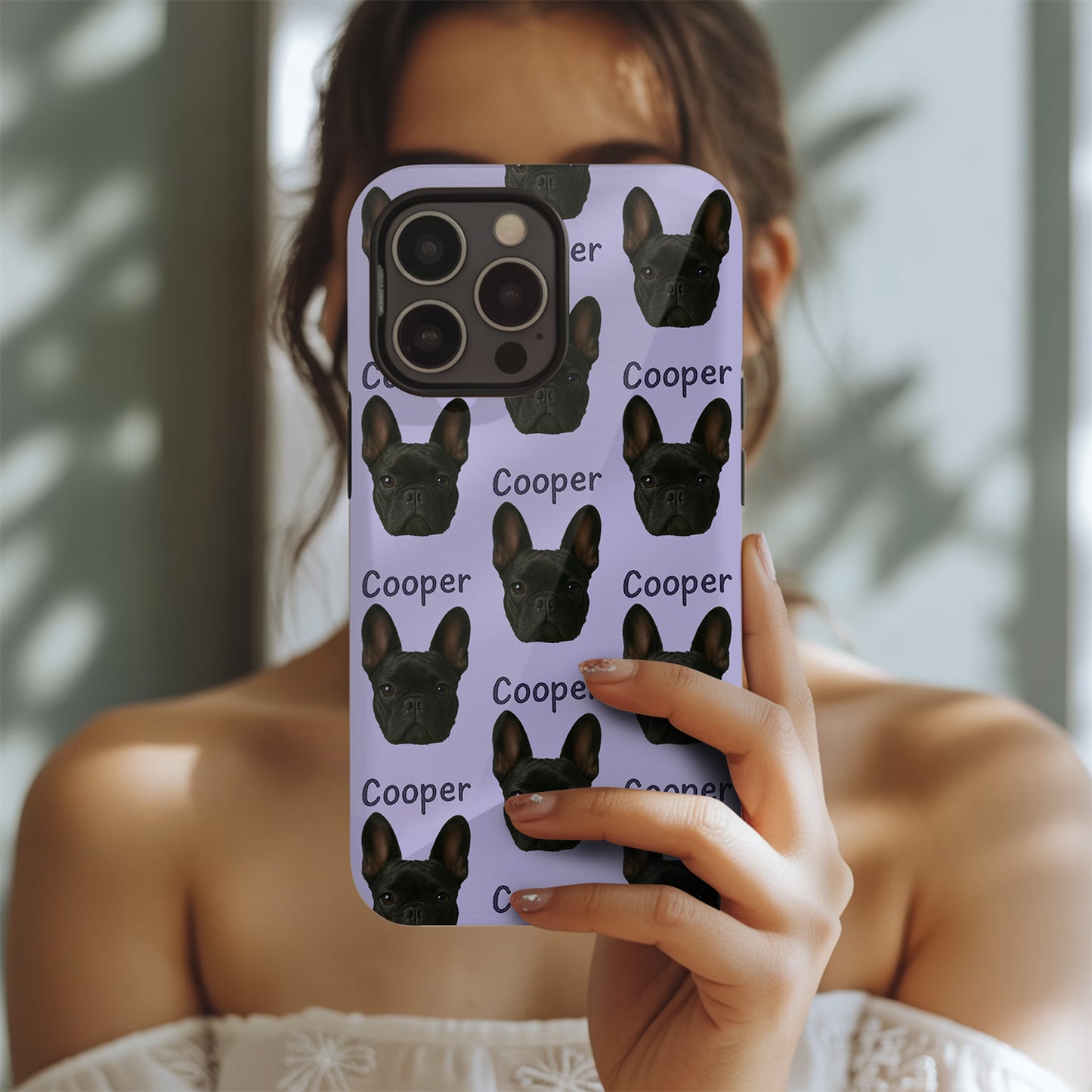 Custom Pet Phone Case – Dog Face or Pet Portrait on Your Phone, Custom Gift THUC993