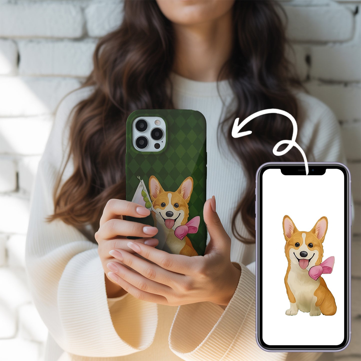 Custom Pet Photo Phone Case, Custom Dog Face Phone Case, Gift for Dog Lover, Pet Memorial, Animal Lovers