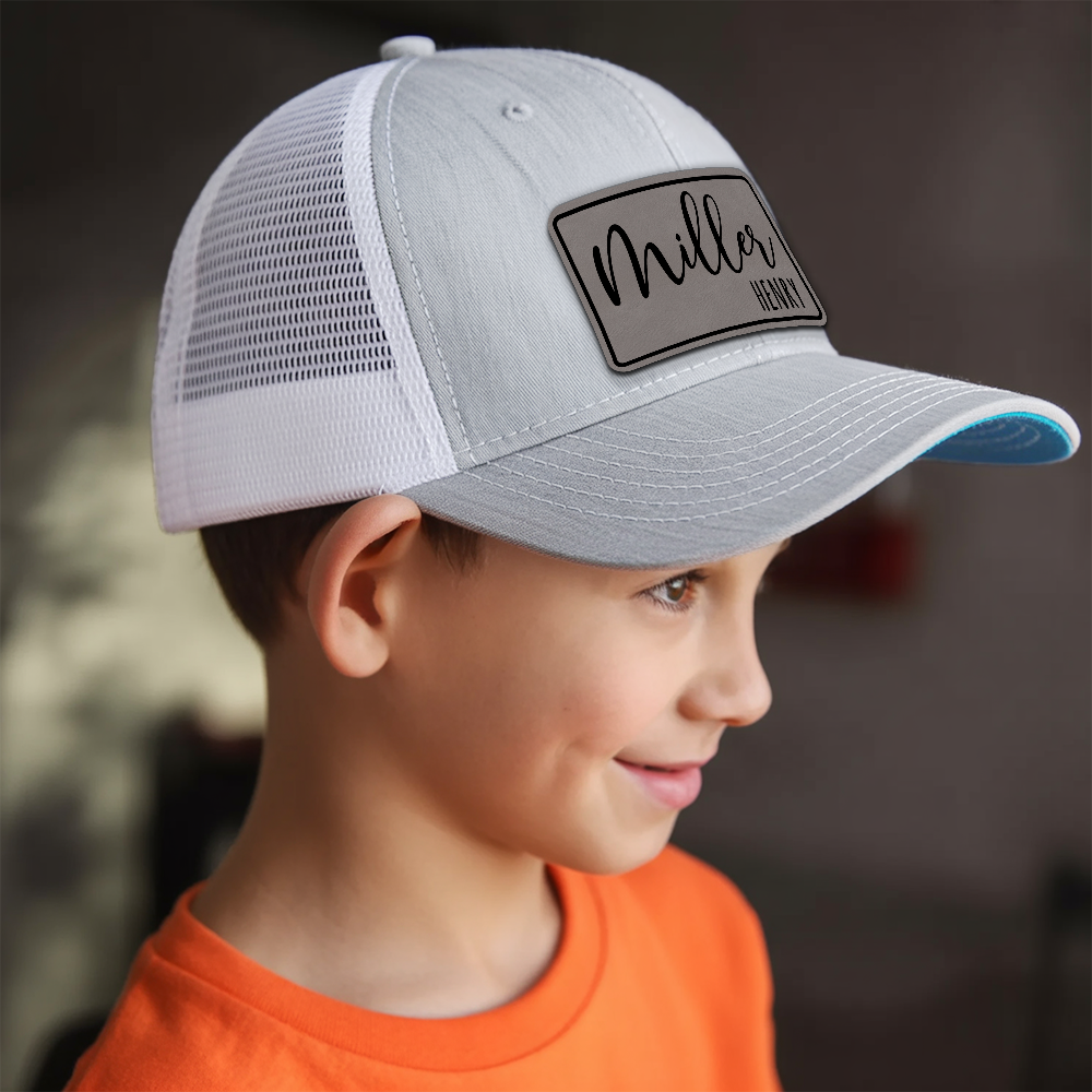 Personalized Name Trucker Kids Hat, Kids Custom Hats, Custom Infant Toddler Kids Youth Trucker Hat TNNK09