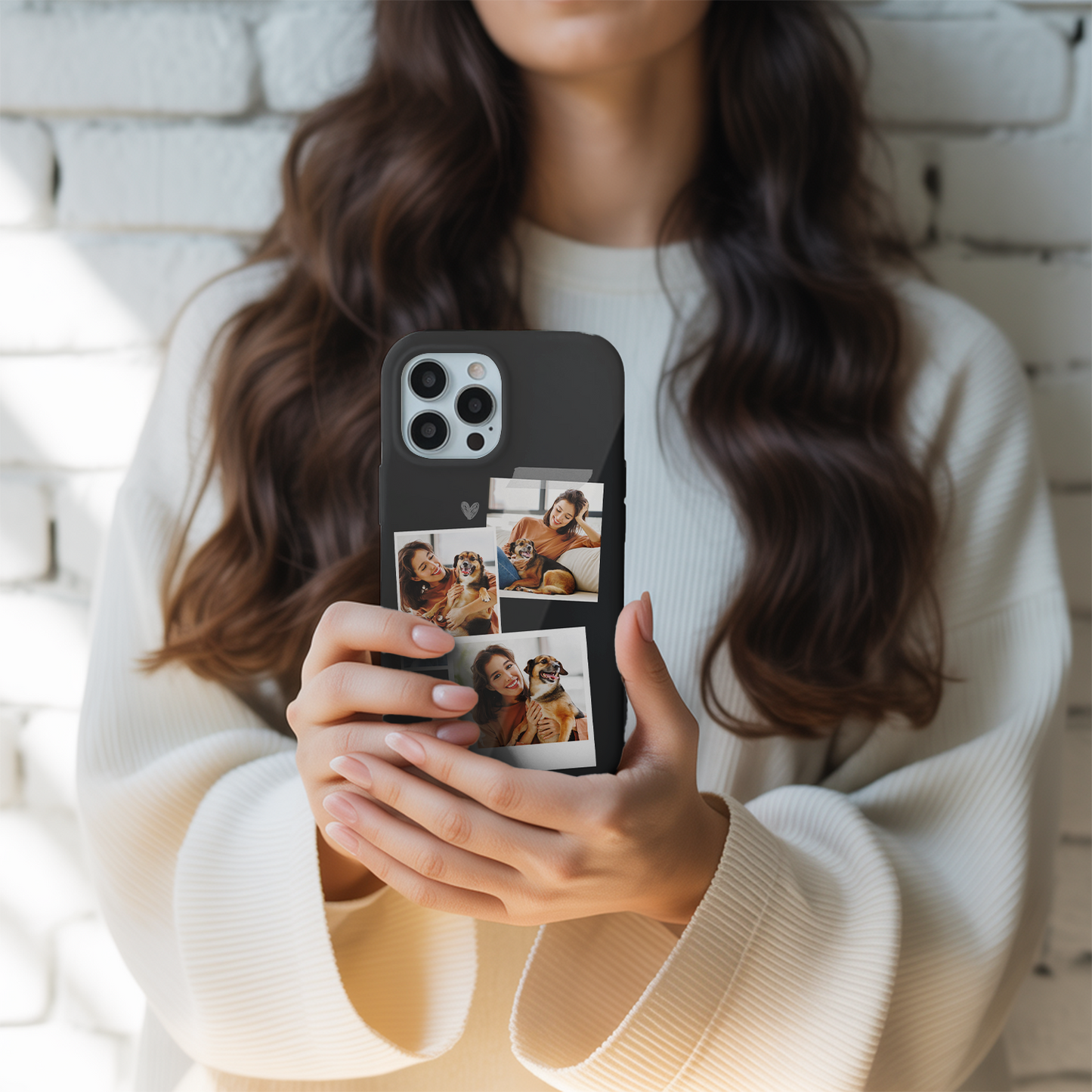 Custom Pet Photo Phone Case, Custom Dog Face Phone Case, Gift for Dog Lover, Pet Memorial, Animal Lovers TNGP024