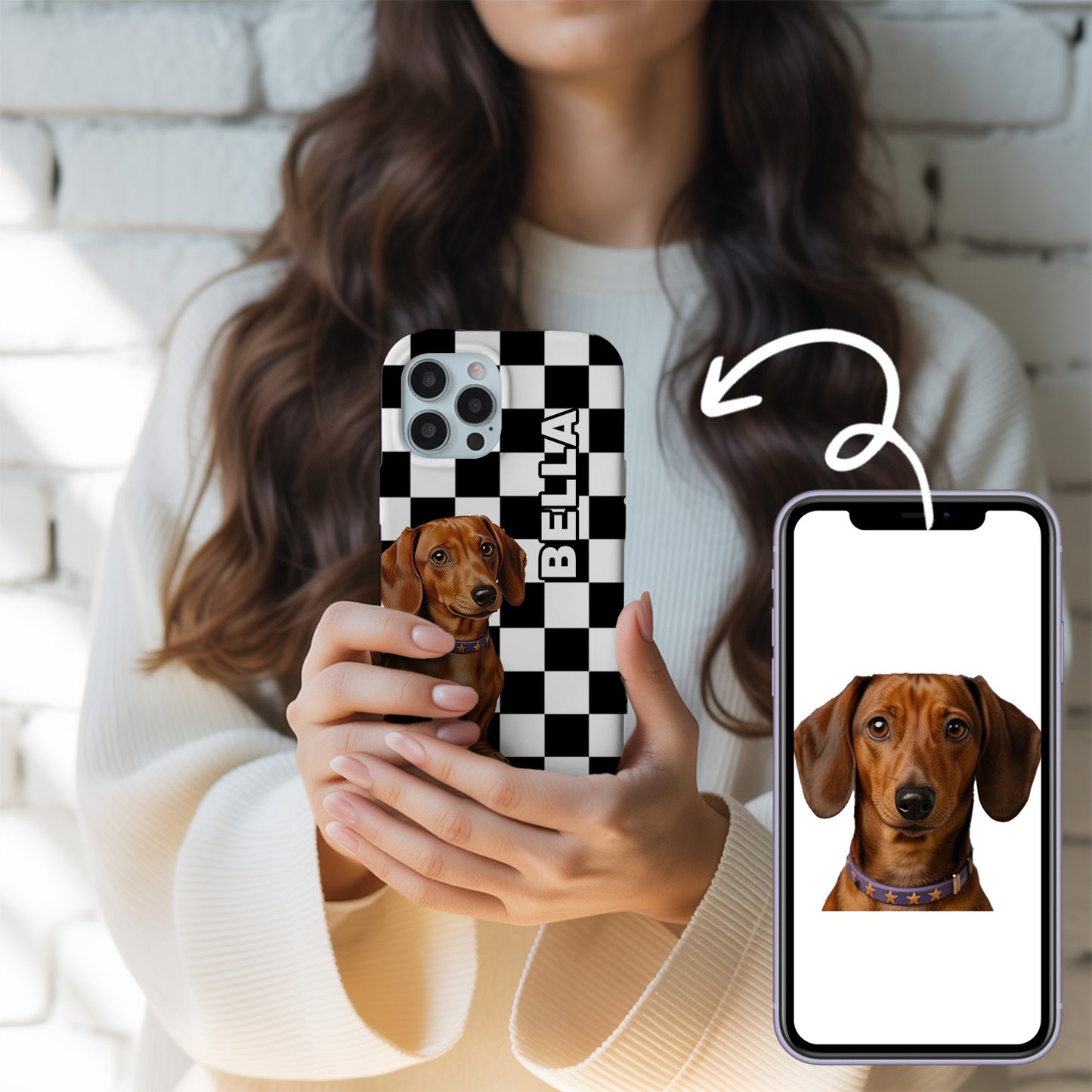 Custom Pet Phone Case – Custom Photo Cat And Dog Case - Personalized Pet Photo Gift THUC997