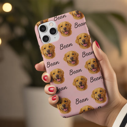 Custom Pet Photo Phone Case – Gift for Pet Parents, Dog and Cat Photo Case THUC991