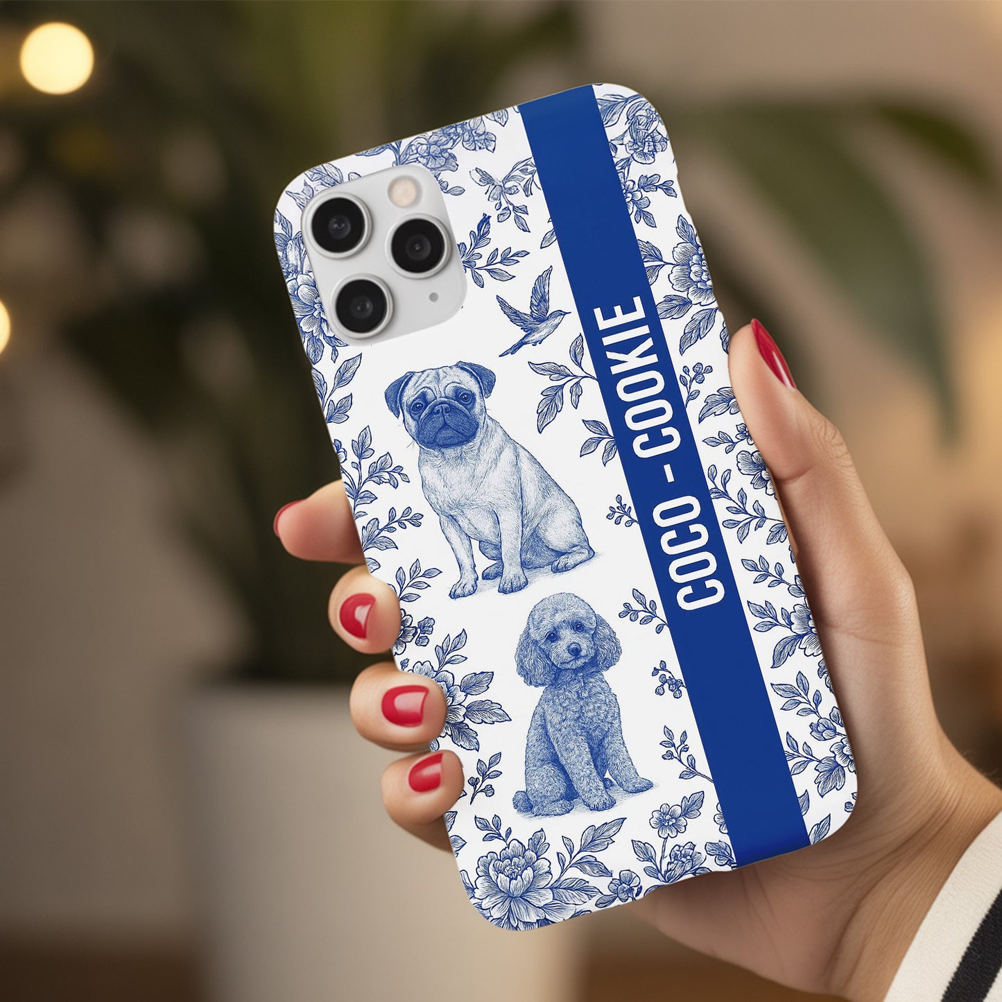 Custom Pet Phone Case – Funny Dog or Cat Face Design, Personalized Phone Cover THUC995
