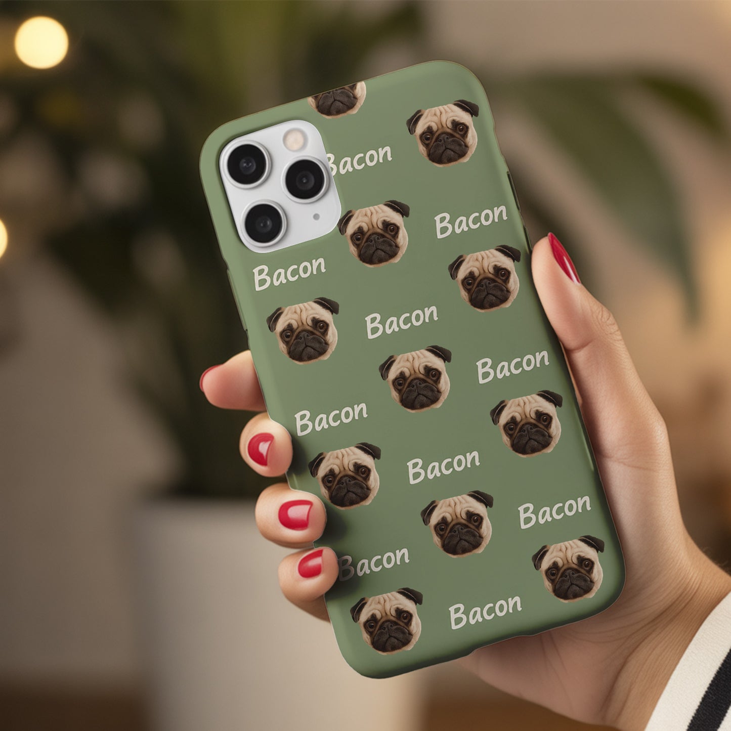 Custom Pet Phone Case – Upload Pet Photo, Personalized Phone Cover for Pet Owners THUC994