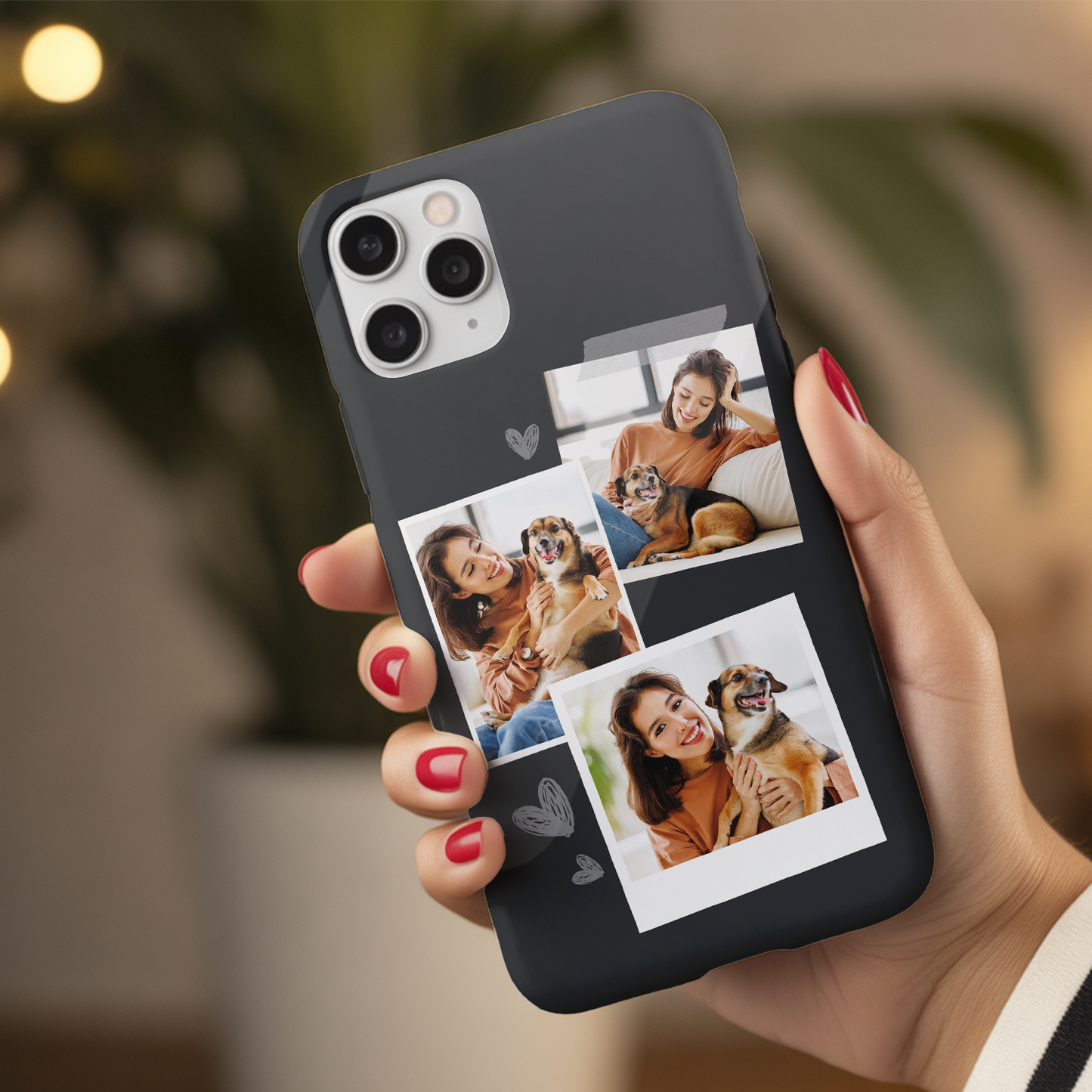 Custom Pet Photo Phone Case, Custom Dog Face Phone Case, Gift for Dog Lover, Pet Memorial, Animal Lovers TNGP024