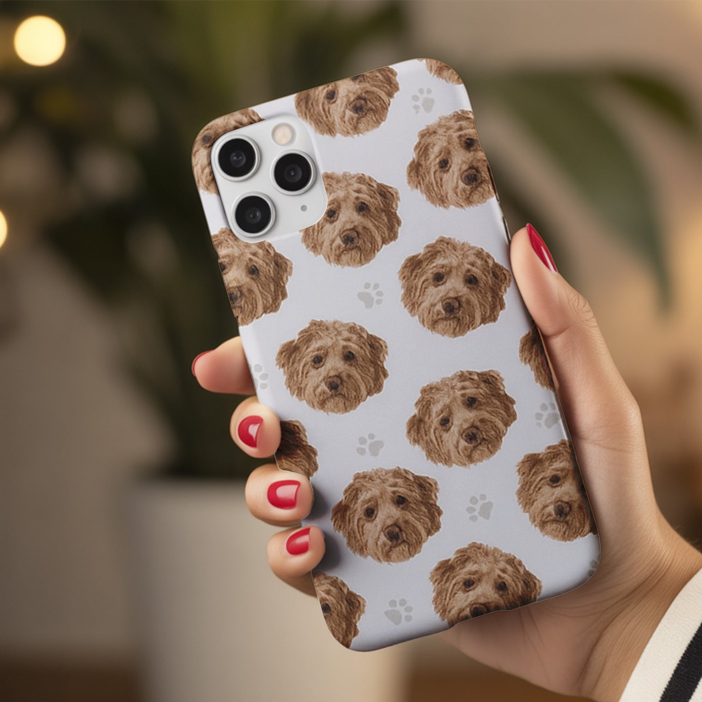 Custom Pet Phone Case – Personalized Dog Face Case, Pet Photo Cover for Animal Lovers THUC994