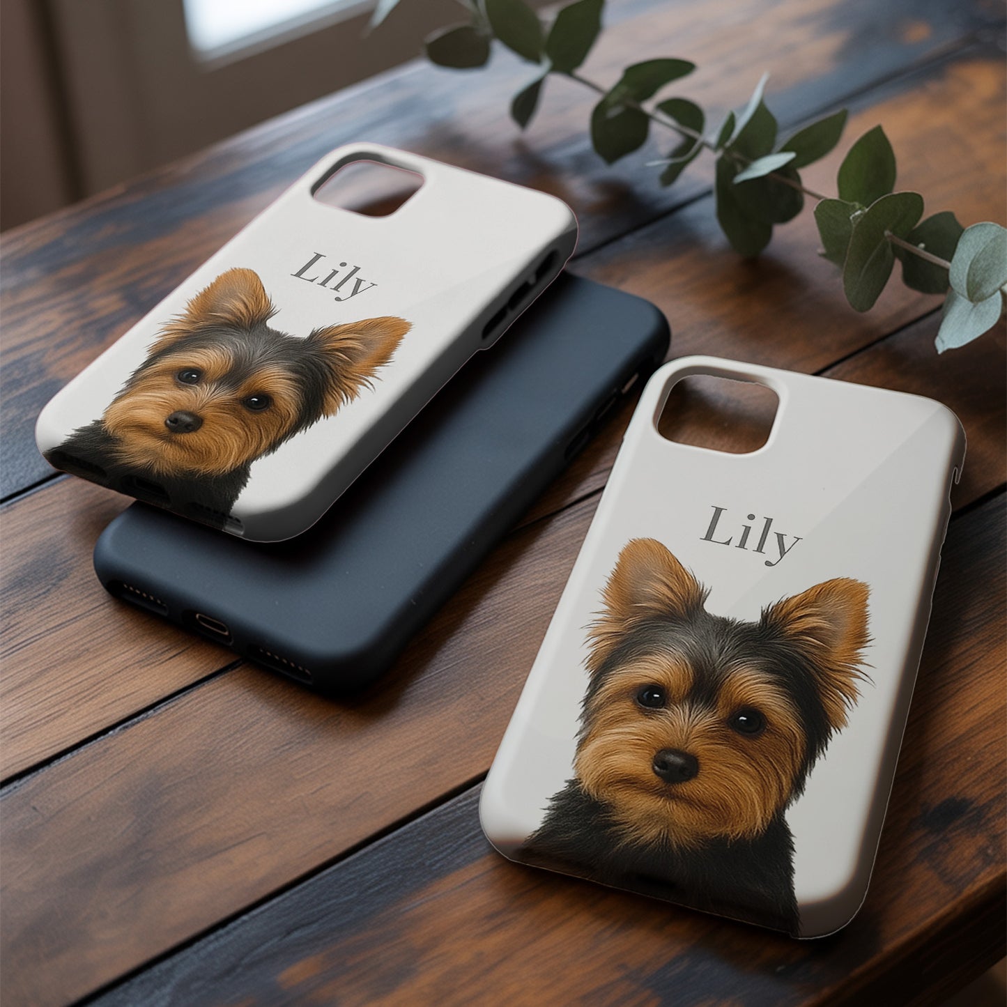 Custom Photo Pet Portrait Phone Case – Dog Face Picture Cover, Gift for Pet Owners, Memorial Keepsake THUC99