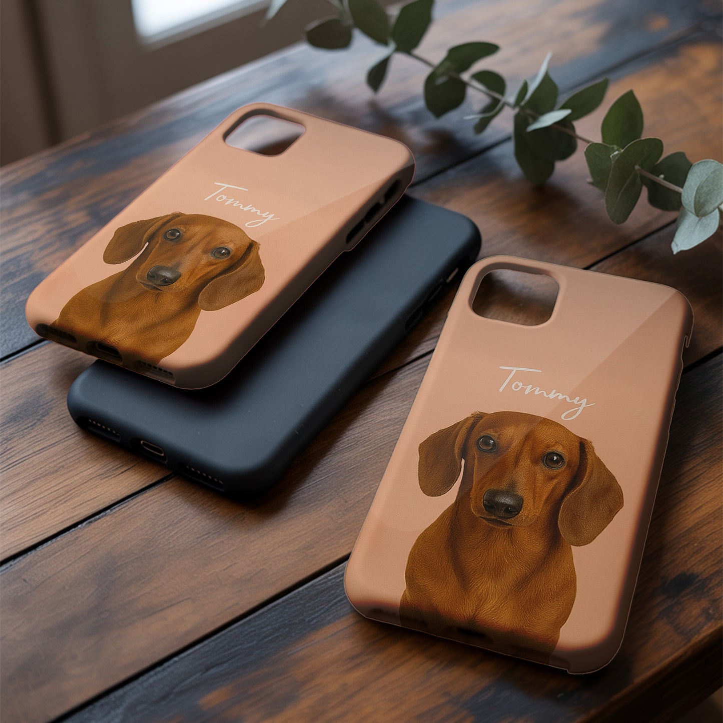 Custom Pet Photo Phone Case, Custom Dog Face Phone Case, Gift for Dog Lover, Pet Memorial, Animal Lovers THUC99