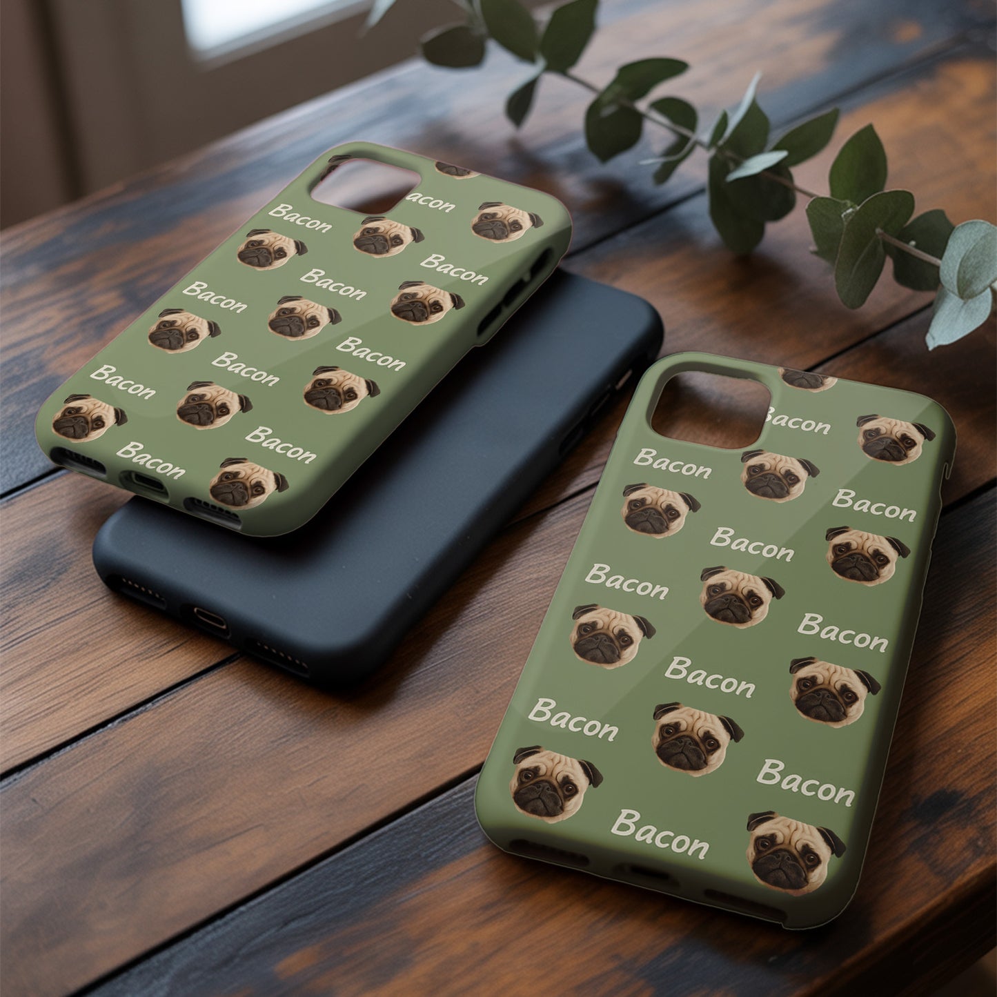 Custom Pet Phone Case – Upload Pet Photo, Personalized Phone Cover for Pet Owners THUC994