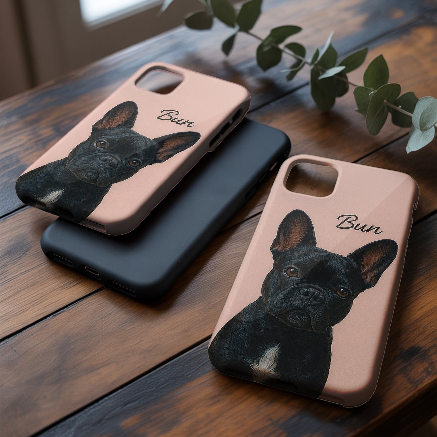 Custom Pet Face Phone Case – Dog Lover Gift, Pet Memorial, Personalized Animal Case THUC99