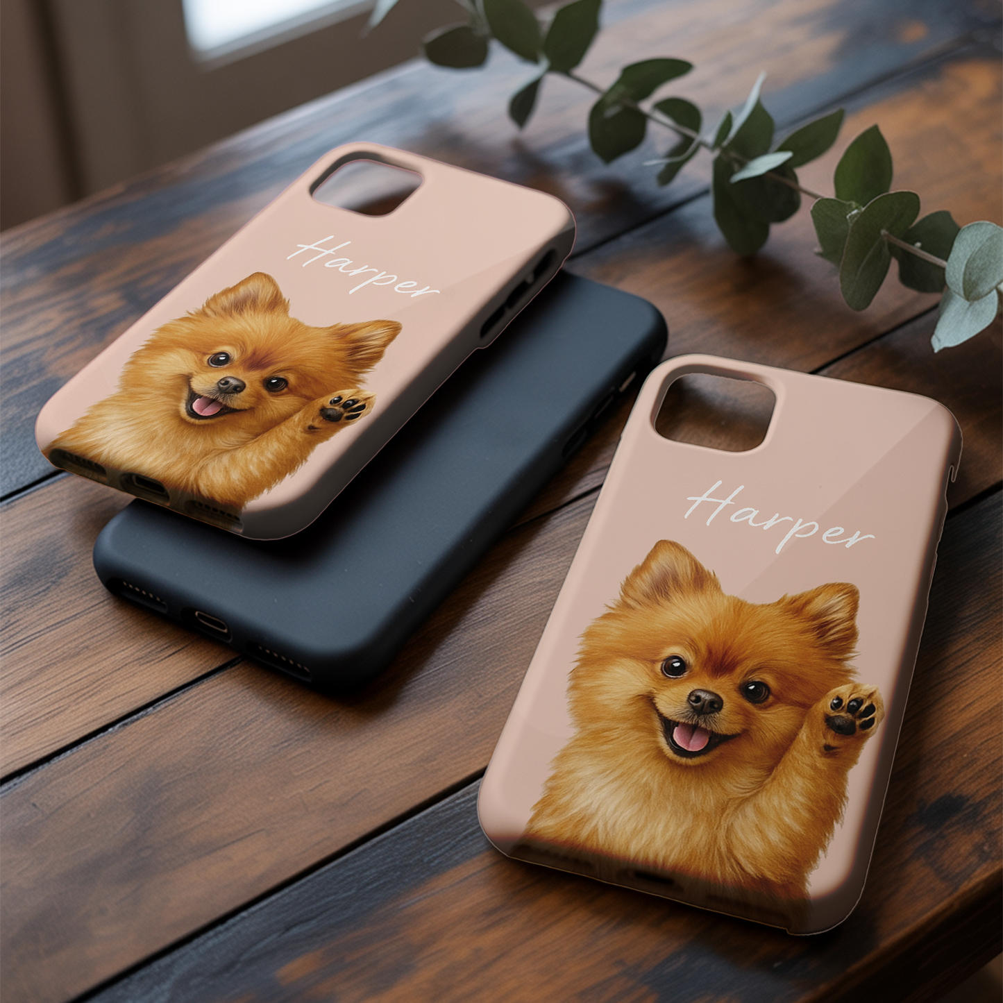 Custom Pet Design Phone Case – Gift for Pet Parents, Dog and Cat Photo Case THUC9910