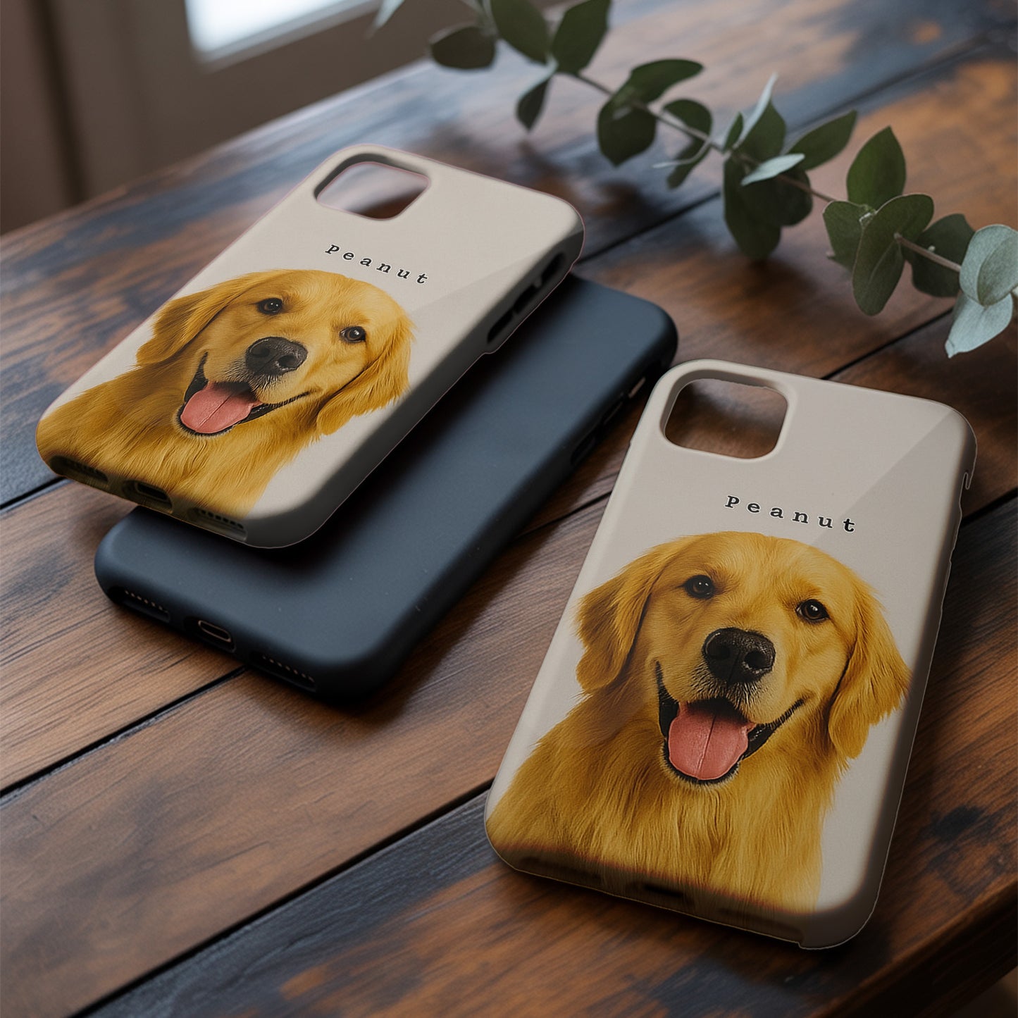 Custom Pet Photo Phone Case – Personalized Dog Face Phone Cover, Gift for Pet Lovers, Memorial KeepsakeTHUC99