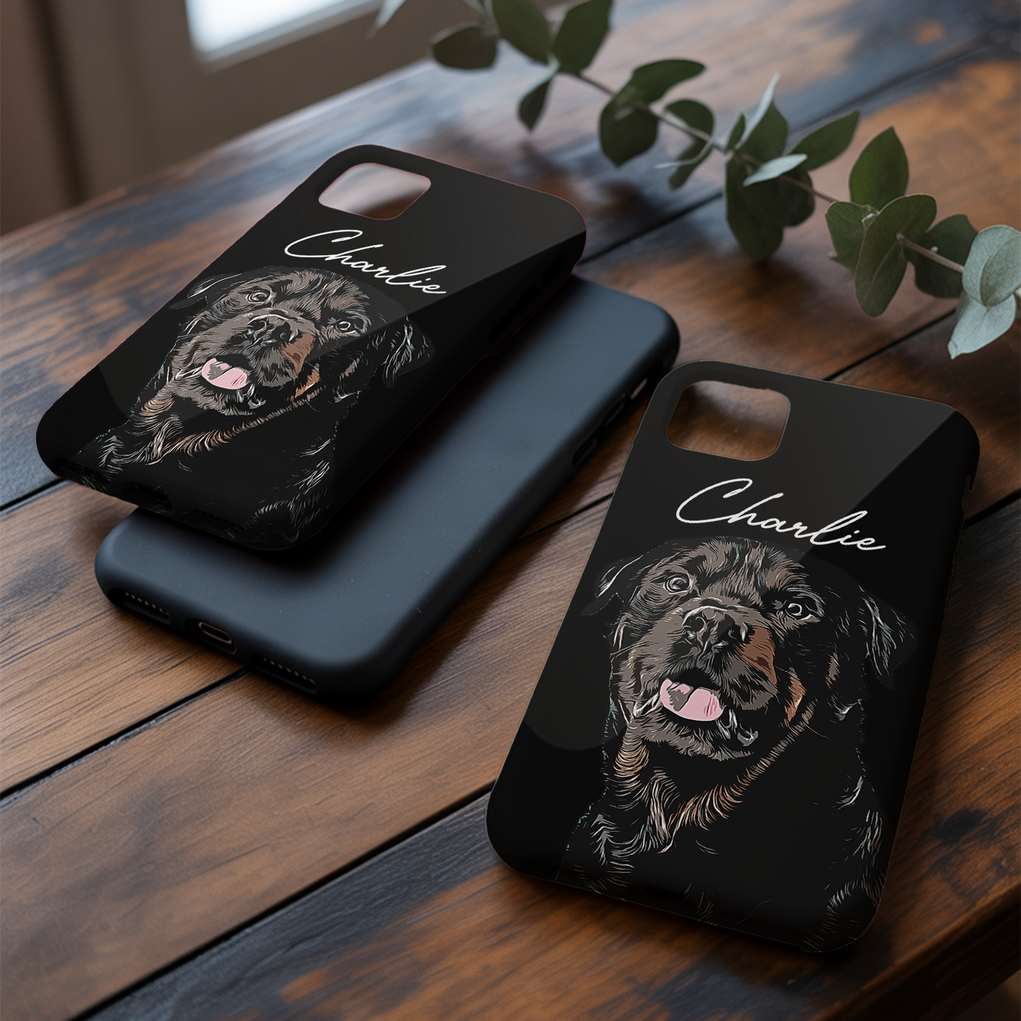 Custom Pet Photo Phone Case, Custom Dog Face Phone Case, Gift for Dog Lover, Pet Memorial, Animal Lovers TNGP006