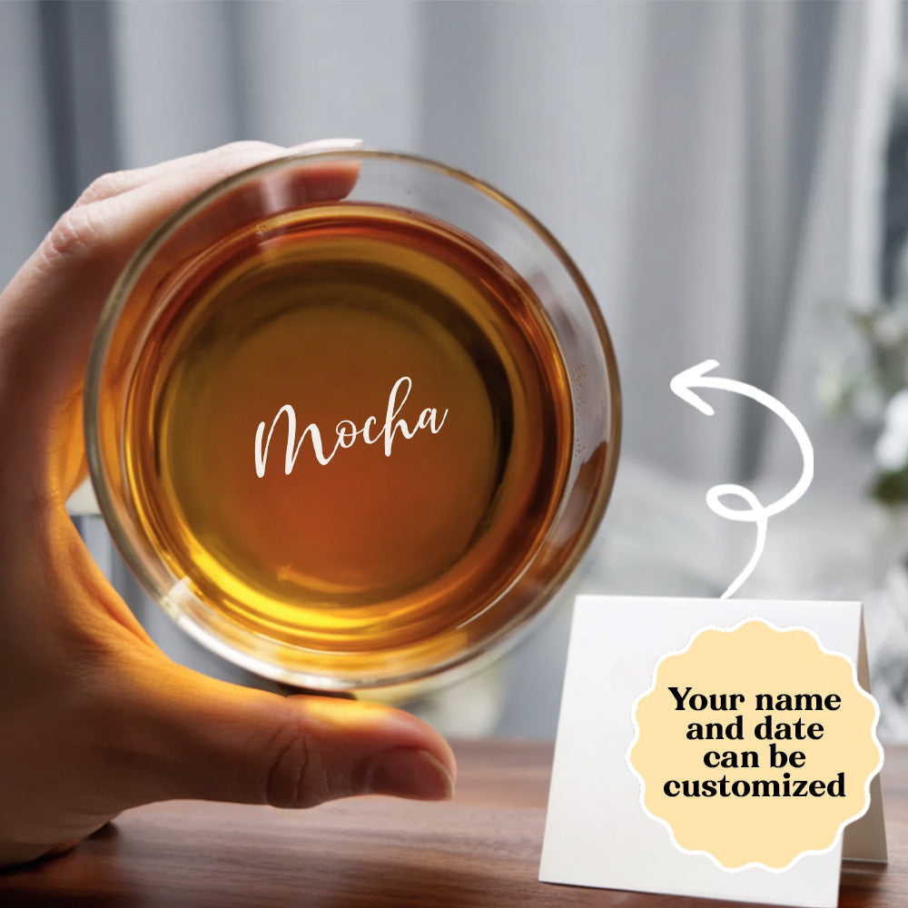 Personalized Pet Portrait Whiskey Glass – Custom Dog Photo - Custom Name Gift 11oz THUC99WP02