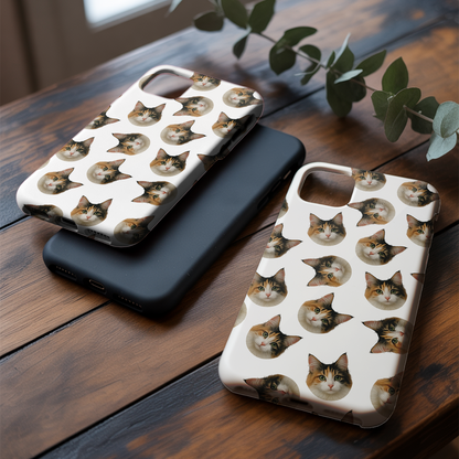 Custom Pet Cat Photo Phone Case – Personalized Cat Design – Pet Lover Accessory THUC99M04