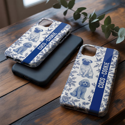 Custom Pet Phone Case – Funny Dog or Cat Face Design, Personalized Phone Cover THUC995