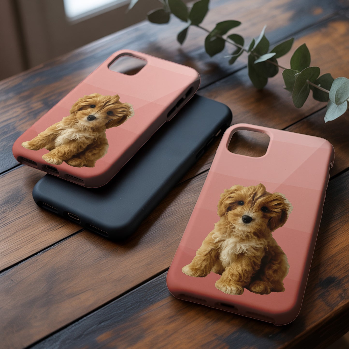 Custom Pet Picture Phone Case – Personalized Dog Lover Gift, Animal Memorial Phone Cover Pet Memorial, Animal Lovers