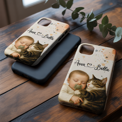 Custom Pet Cat Phone Case – Custom Cat Photo Case – Perfect for Pet Lovers THUC99M18