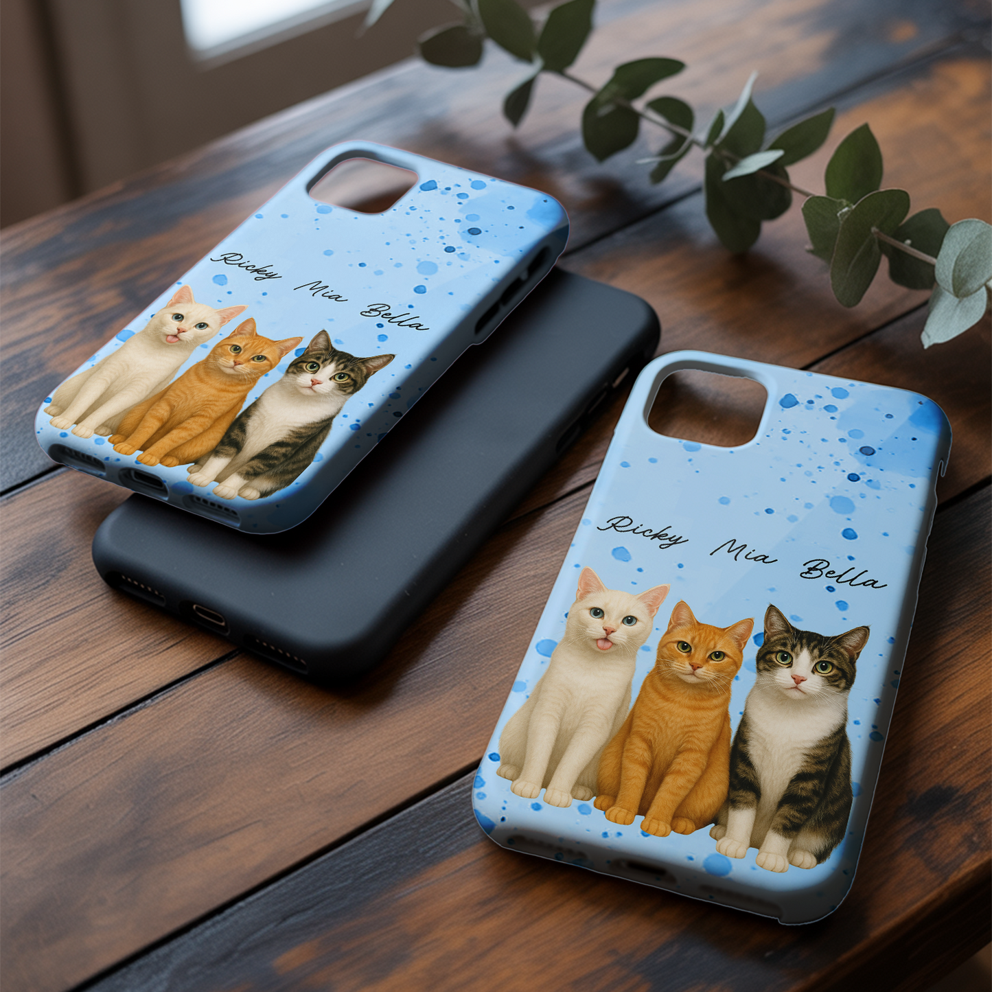 Custom Pet Cat Phone Case – Unique Cat Lover Gift – Personalized With Your Pet’s Photo Gift THUC99M16