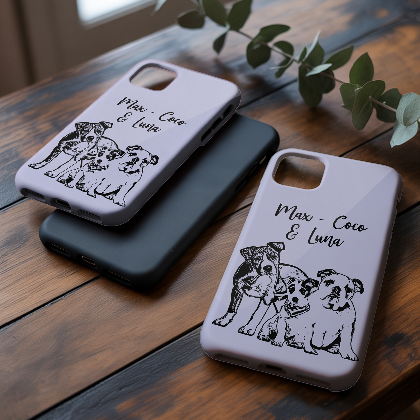 Custom Pet Photo Phone Case, Custom Dog Face Phone Case, Gift for Dog Lover, Pet Memorial, Animal Lovers TNGP020