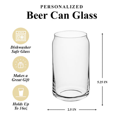 Custom Beer Glass, Personalized Beer Glass, Personalized Beer Glass, Beer Gift, Gift Ideas for Him TNG171