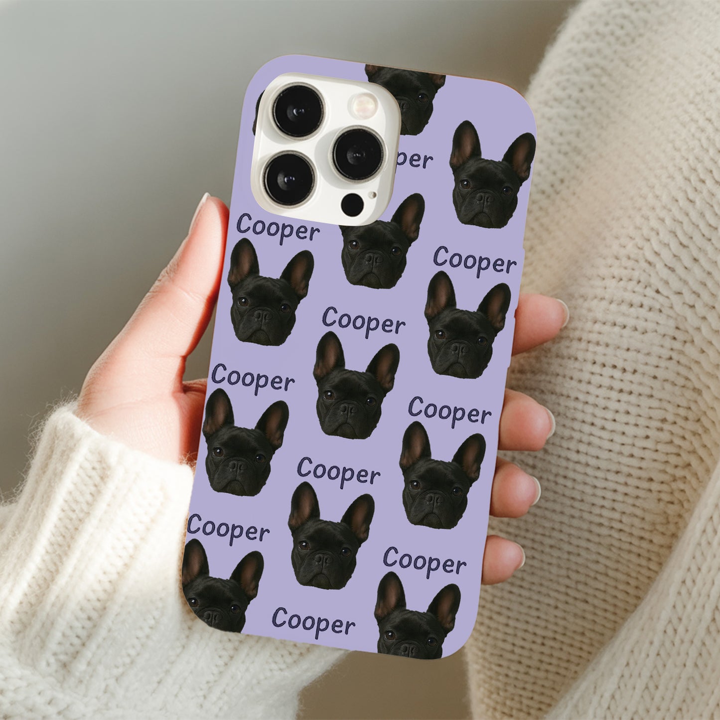 Custom Pet Phone Case – Dog Face or Pet Portrait on Your Phone, Custom Gift THUC993