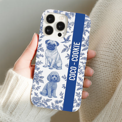 Custom Pet Phone Case – Funny Dog or Cat Face Design, Personalized Phone Cover THUC995