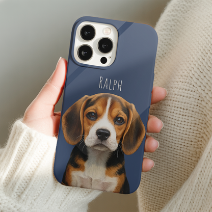Custom Pet Design Phone Case – Gift for Pet Parents, Dog and Cat Photo Case THUC9906