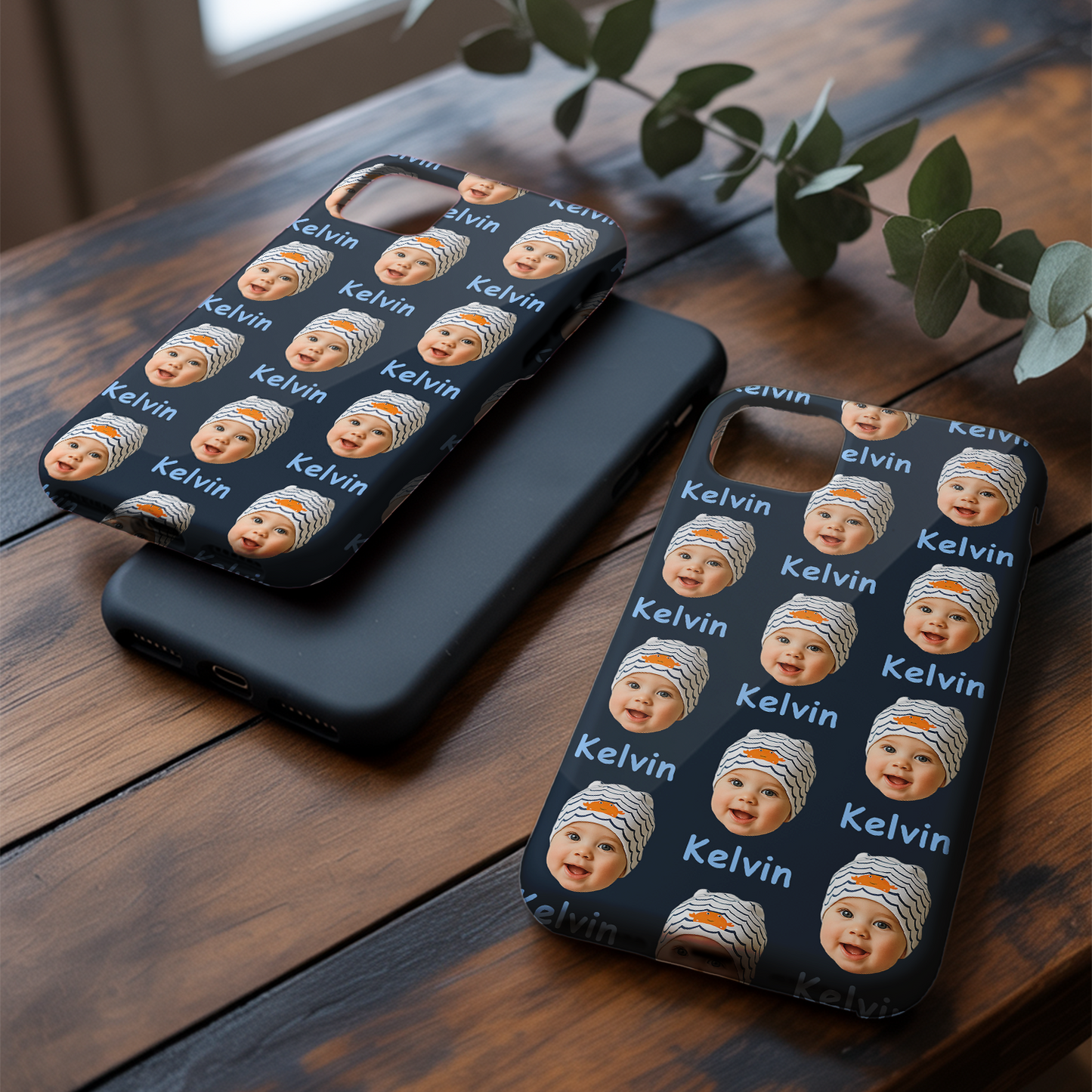 Custom Photo Baby Face Phone Case – Adorable Baby Design, Personalized Gift for Mom and Dad THUC9921