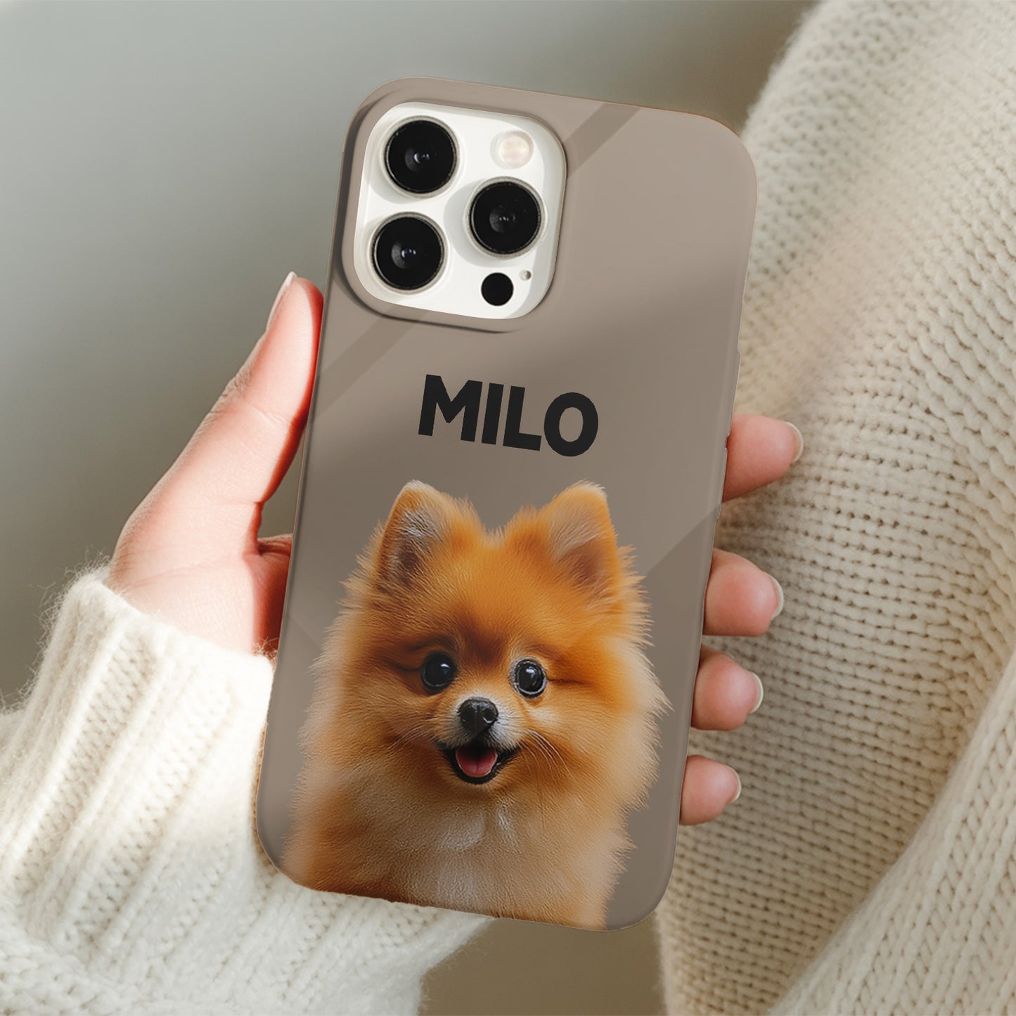 Custom Photo Dog Case – Personalized Photo Phone Case, Pet Memorial Gift, Animal Lover AccessoriesTHUC99