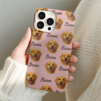 Custom Pet Photo Phone Case – Gift for Pet Parents, Dog and Cat Photo Case THUC991