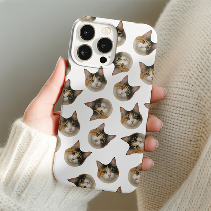 Custom Pet Cat Photo Phone Case – Personalized Cat Design – Pet Lover Accessory THUC99M04