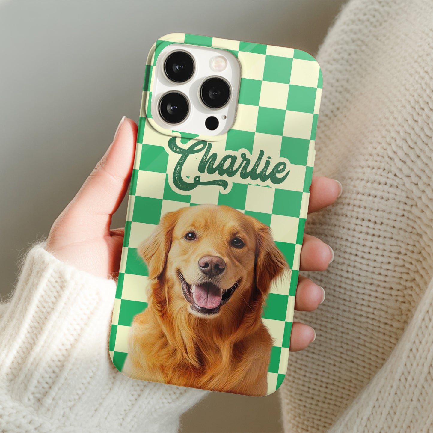 Custom Dog Photo Phone Case – Gift for Pet Parents, Dog and Cat Photo Case THUC992