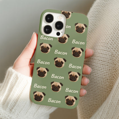 Custom Pet Phone Case – Upload Pet Photo, Personalized Phone Cover for Pet Owners THUC994