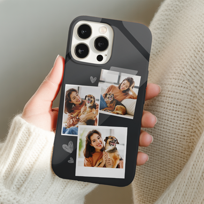 Custom Pet Photo Phone Case, Custom Dog Face Phone Case, Gift for Dog Lover, Pet Memorial, Animal Lovers TNGP024