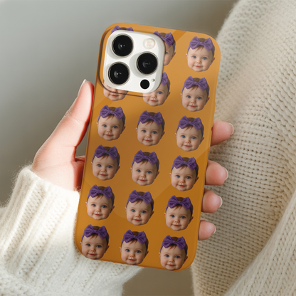 Custom Photo Baby Face Case – Personalized Cute Baby Cover, Funny Gift for Parents and Grandparents THUC9920