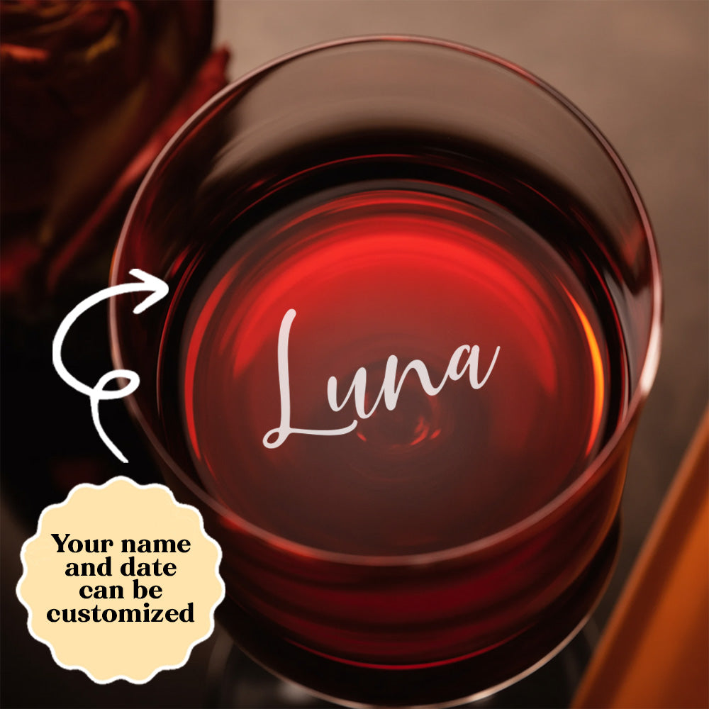Custom Dog Pet Whiskey Glass 11oz – Personalized Dog Photo & Name – Gift for Dog Parents THUC99WP08