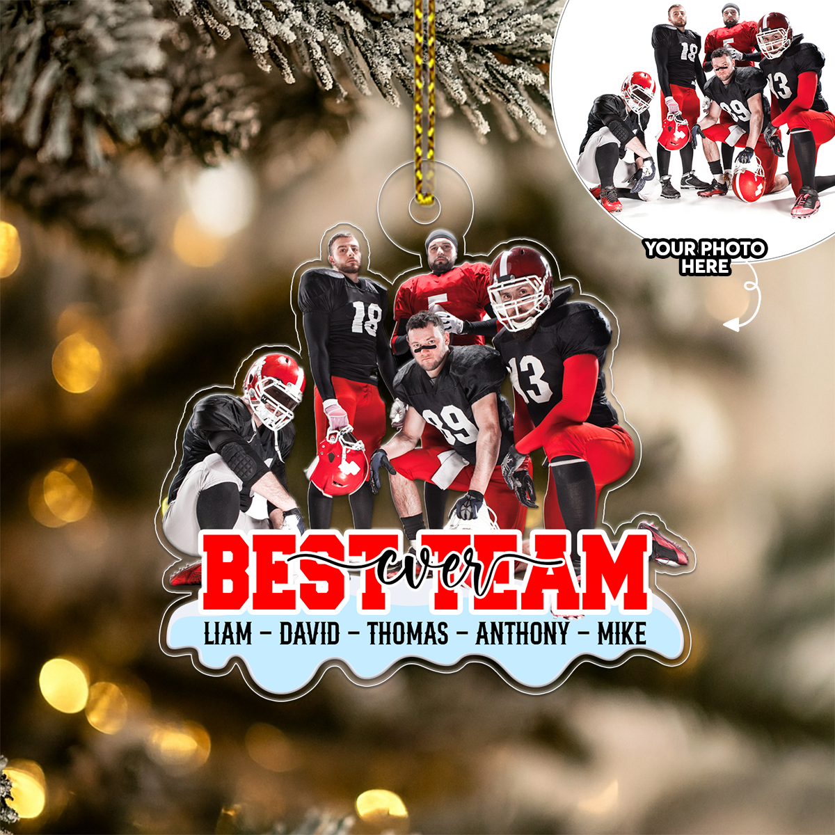 Custom Photo Football Best Team