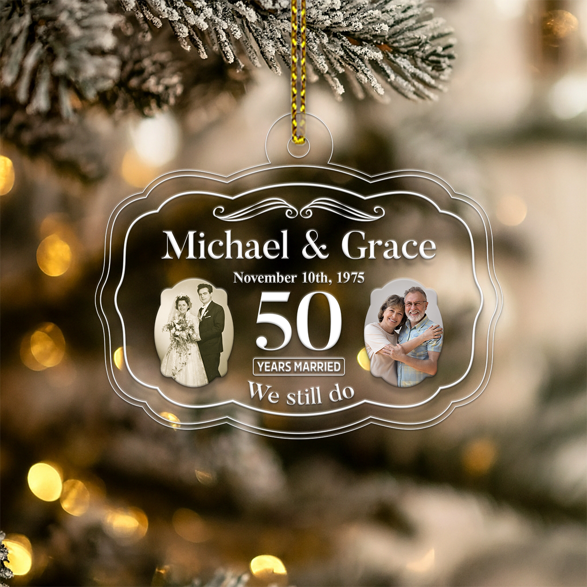 Custom Photo Wedding Anniversary